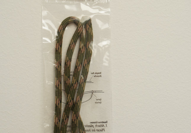 CORDON TISSU MOTIF KAKI/BEIGE