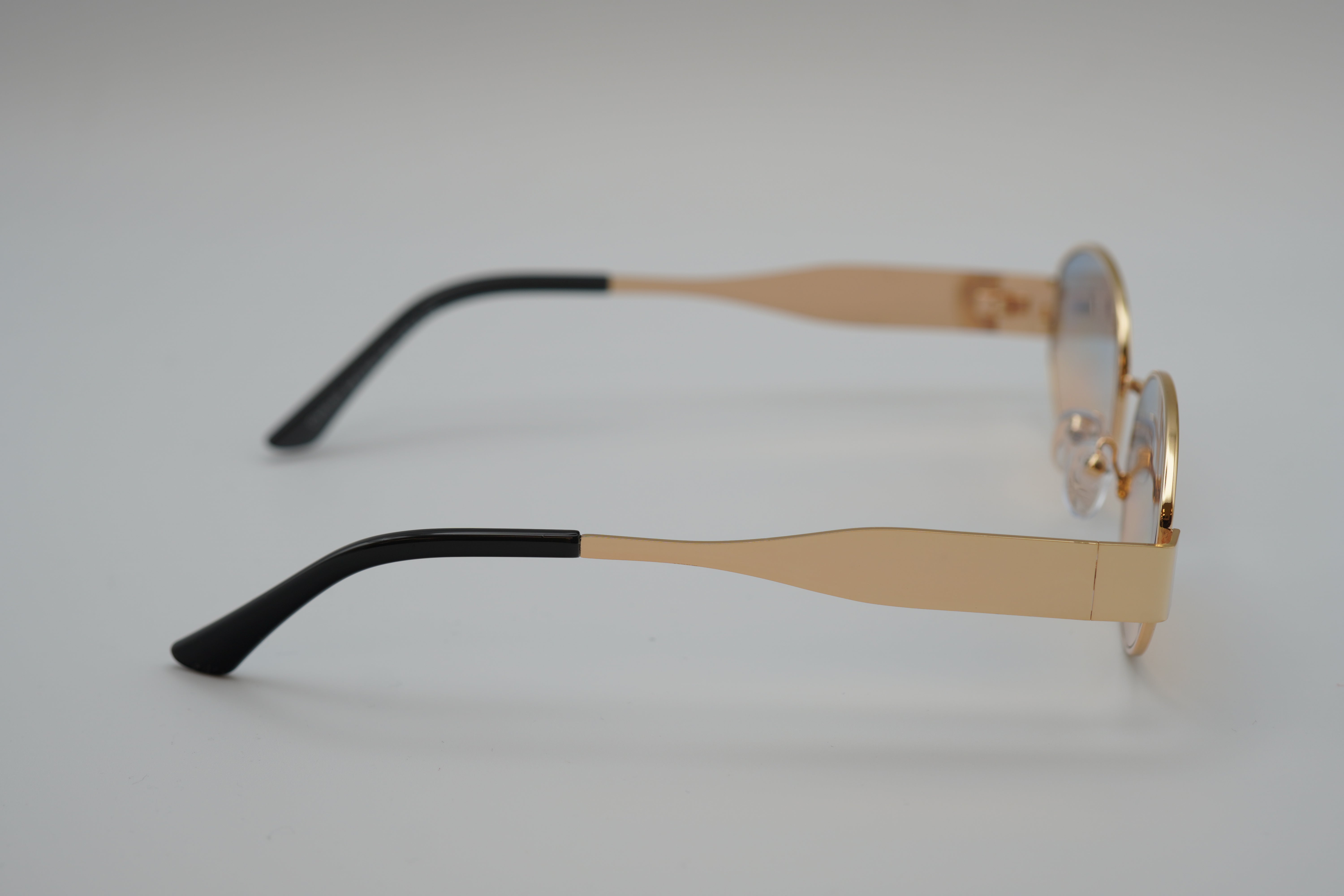 CV5107 DORE VERRE BLEU/JAUNE