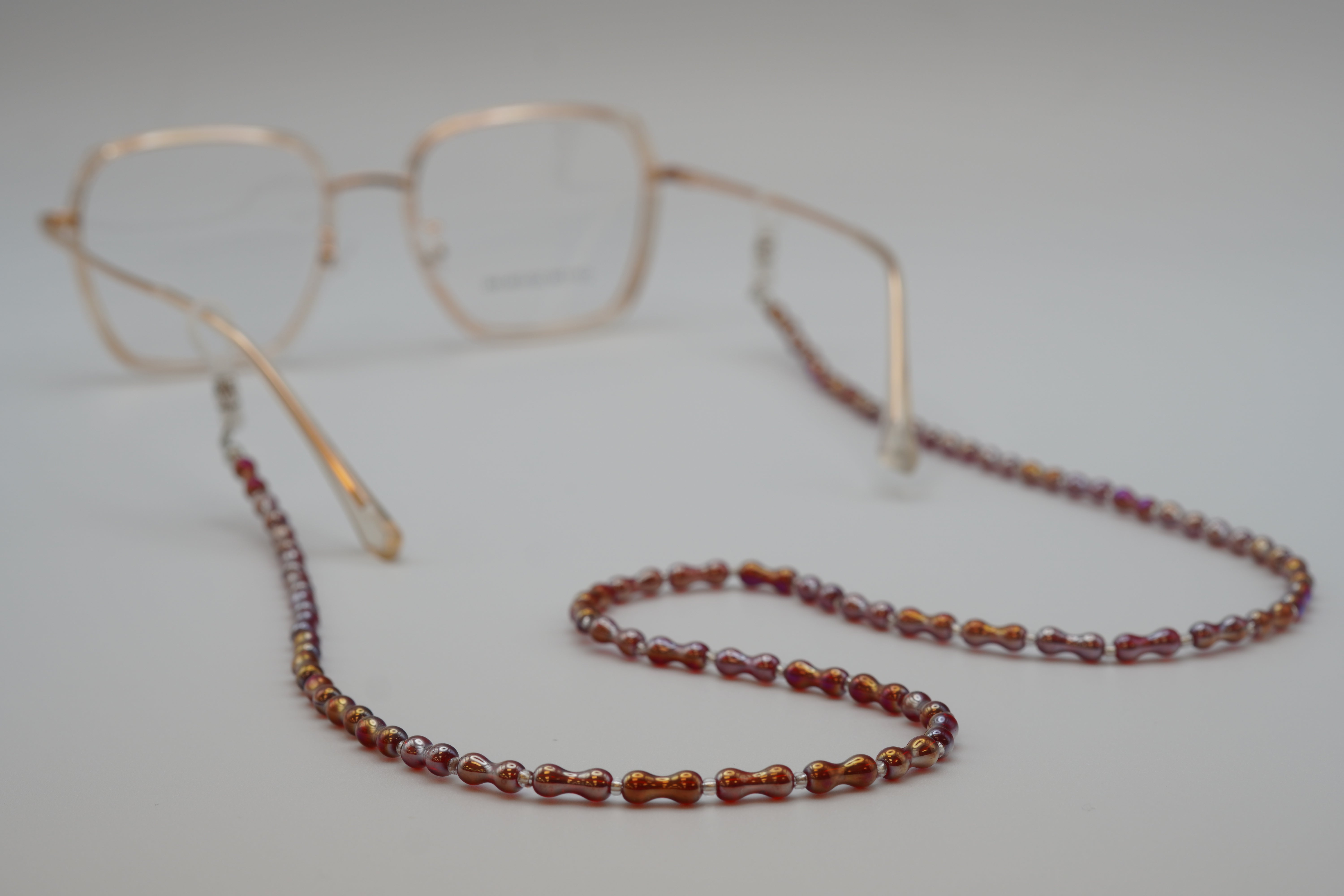 CORDON PERLES BULLES ROUGES